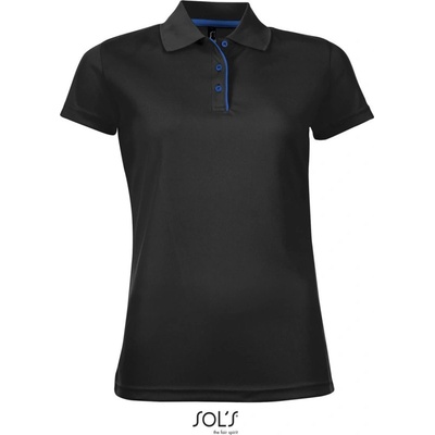 SOL's Collection Polokošile Performer Women sportovní krátký rukáv dámská COT-25119800204 Černá