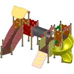 Playfactory КОМБИНИРАНО ДЕТСКО СЪОРЪЖЕНИЕ ps0013-2 (ps0013-2)