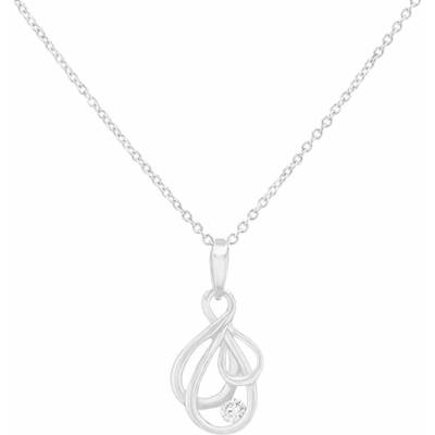 Eppi Elegantný prívesok zo zlata s diamantom Ovidia P41914