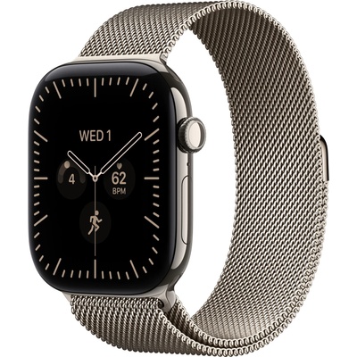 Apple Watch Series 12 Cellular 42 mm Natural Titanium with Natural Milanese Loop MJGH4RK/A