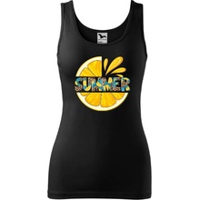 Bloompress dámske tielko Summer orange stvorené pre letné chvíle Čierna