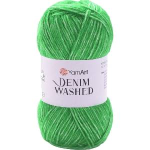 YARNART Denim Washed 909 Dark Green Плетива прежда (Denim Washed 909)