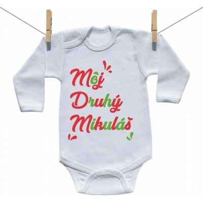 Boodyy Body s dlhým rukávom Môj druhý Mikuláš