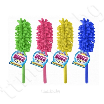 Buzz Телескопичен уред за почистване на прах - Розов (3243)