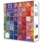 Flame Tree Publishing Пъзел Flame Tree от 1000 части - Цветна палитра от вълна (9781804173169)