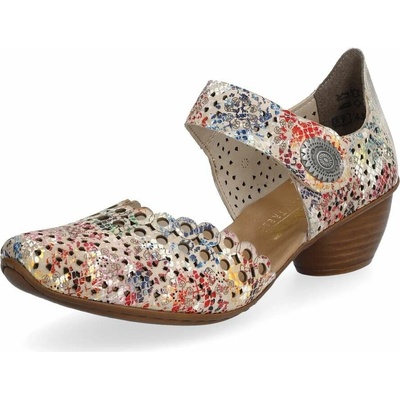 Rieker dámské lodičky 43753-91 béžová – Zboží Dáma