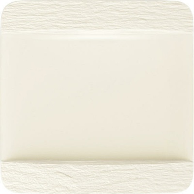 Villeroy & Boch Hranatý plytký tanier 28 cm Manufacture Rock blanc