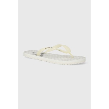 Calvin Klein Jeans Джапанки Calvin Klein Jeans BEACH SANDAL GLOSSY в бяло YM0YM00952 (YM0YM00952)