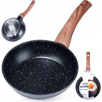 Tradiční pánev Vilde Black&Wood 16 cm granitová