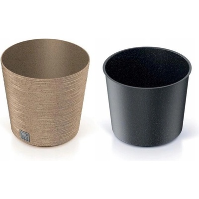 Prosperplast Květináč 25 x 25 x 25 cm plast béžový