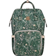 KikkaBoo batoh Siena Luxe Secret Garden Deep Green