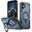 HQWear Hybrid Armor Trendy Case с MagSafe за iPhone 16 Plus - син (Hybrid Armor Trendy color matching MagSafe iPhone 16 Plus navy blue)
