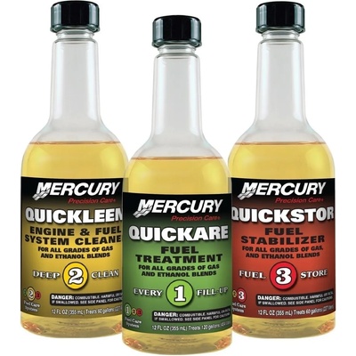Quicksilver Quickare + Quickleen + Quickstor SET Добавка за гориво Бензин