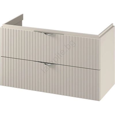 Cersanit S1015-013 - Висящ шкаф за баня под умивалник TIRSO 100x45 см бежов (CS0221)