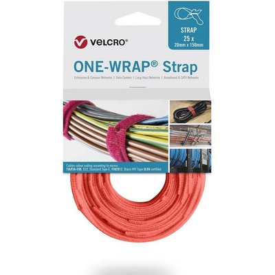 VELCRO® VELCRO® One Wrap® Strap 13mm x 200mm, 25 Popruh se suchým zipem oranžová 1 ks