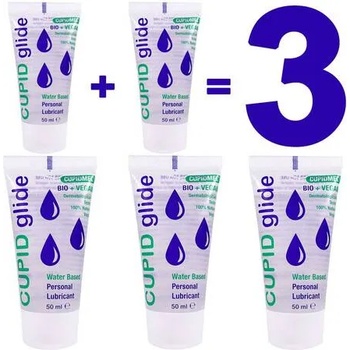 Image 1 of 1+1=3 Лубрикант Cupid Glide БИО ВЕГАН 3 x 50ml