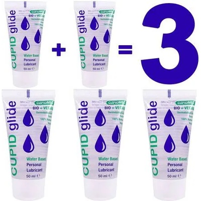 1+1=3 Лубрикант Cupid Glide БИО ВЕГАН 3 x 50ml