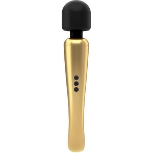 Dorcel Масажор Megawand, черно-златно