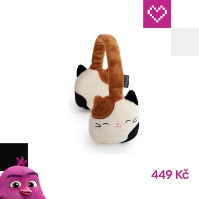 Lazerbuilt bezdrátová sluchátka Squishmallows Cameron plyšová