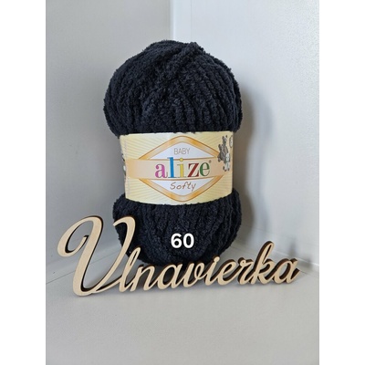 Alize softy 60 čierná