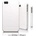 elago S4 Glide SF - слайдер кейс и защитни покрития за iPhone 4/4S (бял-мат)