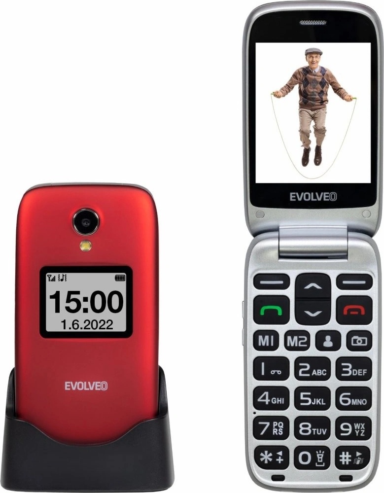 EVOLVEO EasyPhone FS Red