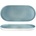 Horecano - Порцеланово плато овално 36x17xh2, 5см HELLA-LIGHT SUMMER BLUE-(HC-56565) (0156565)