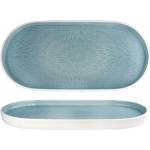 Horecano - Порцеланово плато овално 36x17xh2, 5см HELLA-LIGHT SUMMER BLUE-(HC-56565) (0156565)