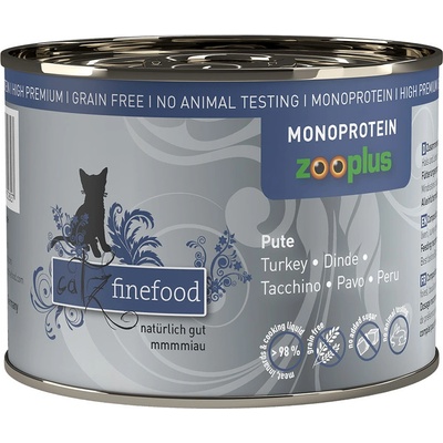 Catz Finefood Monoprotein zooplus krůtí 6 x 200 g
