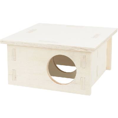 Trixie Dřevěný domek pro hlodavce 2 komory 25 x 12 x 25 cm