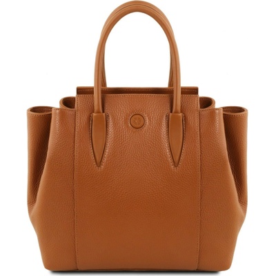 Tuscany Leather Kožená kabelka Tulipan koňak TL141727