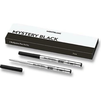 Montblanc Náplň do kuličkového pera F 2 ks Mystery Black 1503/7128210