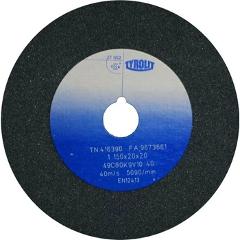 Tyrolit Brusný kotouč plochý 80 x 15 x 8 mm 49C80K9V40 T415700