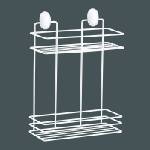 Metalife Етажерка за баня Metalife DB-719, 24х11х32.5 см, 2 нива, Бял (DB-719)