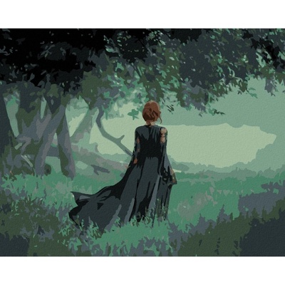 Zuty Malování podle čísel ČARODĚJNICE NA KRAJI TEMNÉHO LESA – Zboží Dáma