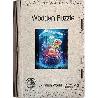 WOODEN Dřevěné svět medúz 300 dílků