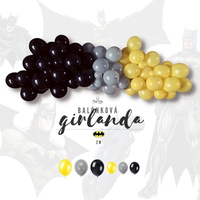 MojeParty Balónková girlanda set Batman 2 m