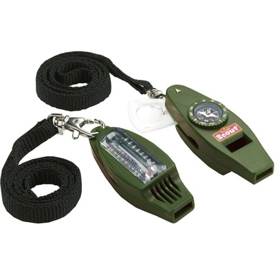 Scout 19358 píšťalka s kompasem a teploměrem