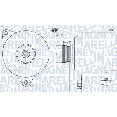 Generátor MAGNETI MARELLI 063732133010