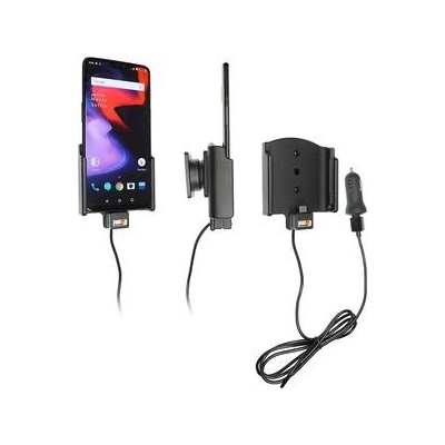 Brodit držiak do auta na OnePlus 6T, 6, bez puzdra, s nabíjaním z cig. zapaľovača/USB 721059