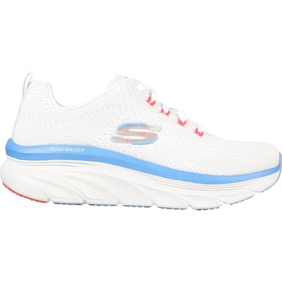 Skechers Fit D'Lux Walker- Fresh Finesse - White/Pink/Blue