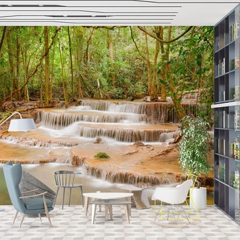 Image 1 of Art Gift Decor Фототапет водопад в гората