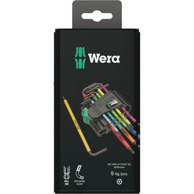 Wera Sada uhlových kľúčov BO Multicolour 1, 9 dielna 05073599001