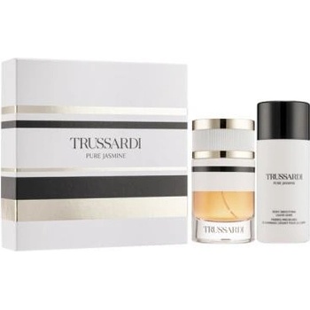 Image 1 of Trussardi Pure Jasmine Подаръчен комплект, Парфюмна вода 60ml + Пилинг за тяло 125ml, Жени