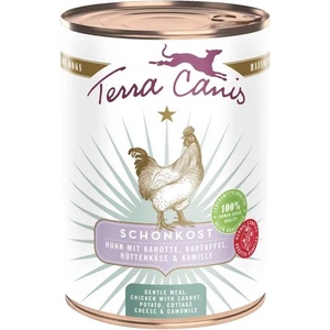Terra Canis Gentle Meal Пиле с моркови, картофи, извара и лайка 400 г