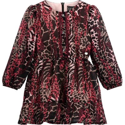 Guess Многоцветна шифонена рокля Guess