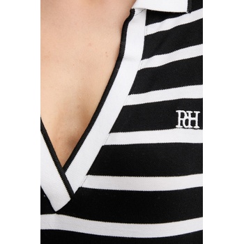 Pedro del Hierro Тениска с яка Pedro del Hierro дамска в черно 4532381 (4532381)