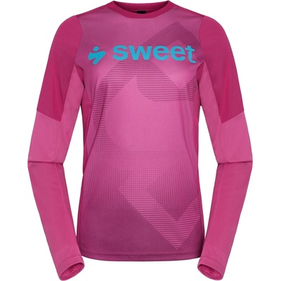 Sweet Protection Дамска фланелка с дълъг ръкав за колоездене Sweet Protection Women's Hunter II Trail Long Sleeve Cycling jersey - Fuchsia (156-2830-0212)