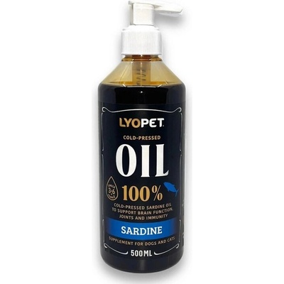 LYOPET 100% sardinkový olej 500 ml