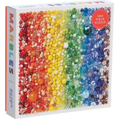 Galison Пъзел Galison от 500 части - Цветни мрамори